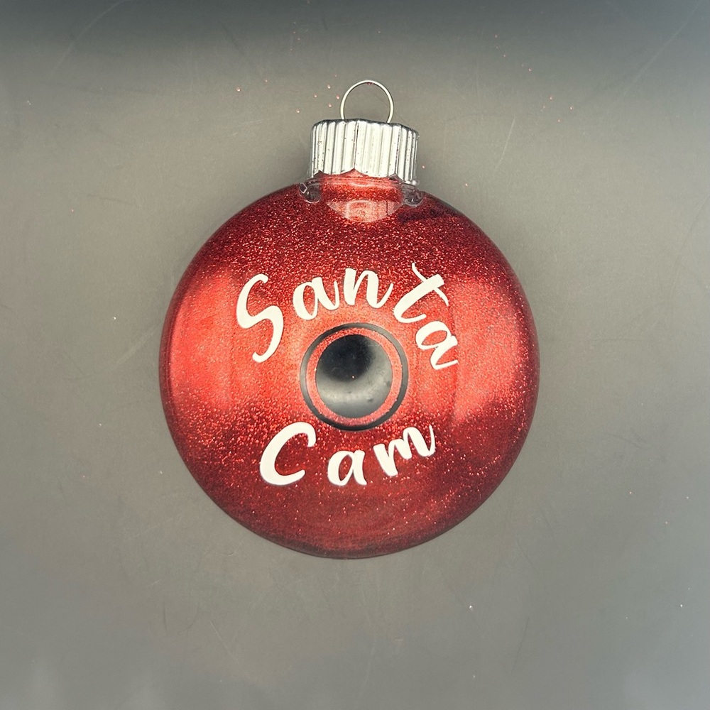 Christmas ornament, Santa cam